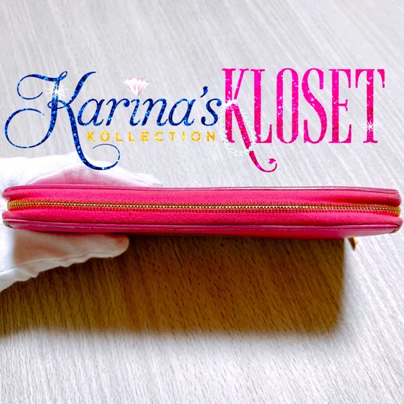 🎀 Celine Long Bicolor Zip Around Wallet, Continental Wallet, Pink Wallet 🎀 - Picture 5 of 9